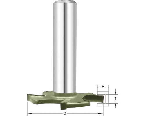 Фреза пазовая Т-образной формы (27x1.5x34 мм; Z4; S=8 мм) ARDEN A1610014S8
