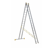 Двухсекционная алюминиевая лестница Алюмет Серия Р2 9216