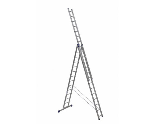 Трехсекционная универсальная алюминиевая лестница Алюмет Серия HS3 6314