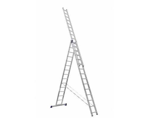 Трехсекционная универсальная алюминиевая лестница Алюмет Серия HS3 6315