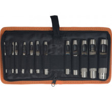 Набор просечек в сумке Автоdело 3-19 мм 12 шт. 40412 12068