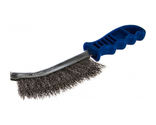 Металлическая щетка с пластмассовой ручкой БАРС 74828