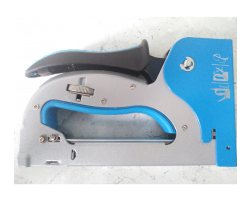 Металлический степлер БАРС регулировка удара, двухкомпонентная рукоятка 40003