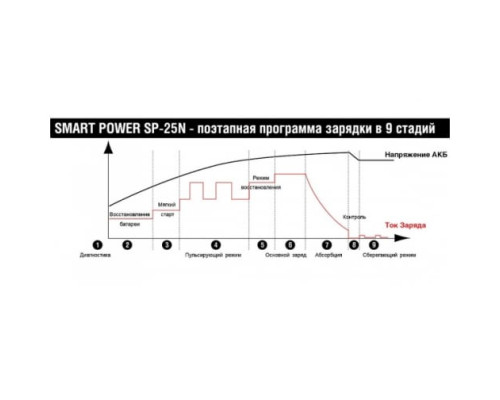 Зарядное устройство для автомобилей BERKUT SP-25N