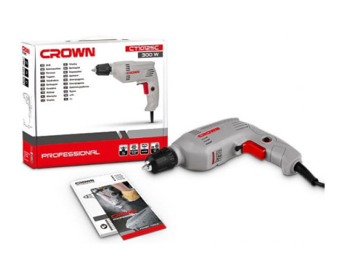 Безударная дрель CROWN CT10125C