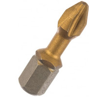 Биты фрезерованные TiN-half (10 шт; Ph2; 25 мм) D.BOR D-THT-PH02-025-010