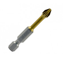 Биты фрезерованные TiN-half (10 шт; Pz2; 50 мм) D.BOR D-THT-PZ02-050-010