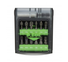 Набор бит из 13 шт с магнитным держателем D.BOR D-SET-13A-1