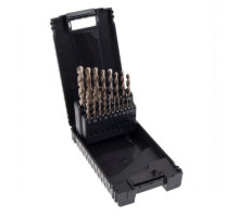 Набор сверл (19 шт, 1-10 мм, HSS-Co) по металлу D.BOR 141919108D-X