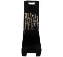 Набор сверл (25 шт, 1-13 мм, HSS-G) по металлу D.BOR 141025108D-T