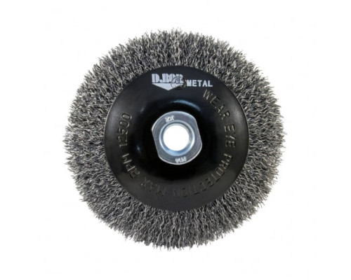 Щётка коническая гофрированная METAL Standard (100 мм; М14) для УШМ D.BOR D10-MS-100-M14-030