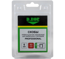 Скобы для степлера D.Bor Professional тип 53 6 мм 1000 шт. D-P2-053-06-1000