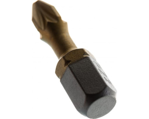 Биты фрезерованные TiN-half (10 шт; Pz2; 25 мм) D.BOR D-THT-PZ02-025-010