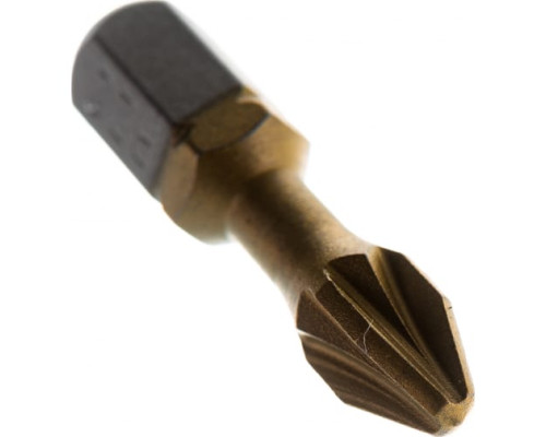 Биты фрезерованные TiN-half (10 шт; Pz2; 25 мм) D.BOR D-THT-PZ02-025-010