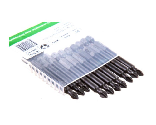 Биты намагниченные MAGNETIC (10 шт; Ph2; 70 мм) D.BOR D-MA-PH02-070-010