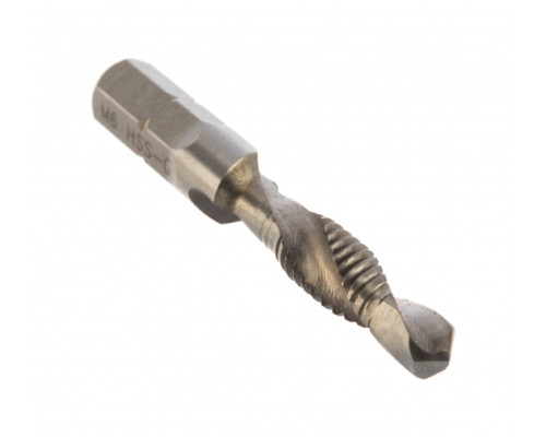 Комбинированный машинный метчик с зенкером D.BOR C 6,3, M6x1.00 9G81M06-1002D