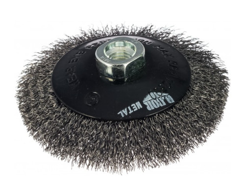 Щётка коническая гофрированная METAL Standard (115 мм; М14) для УШМ D.BOR D10-MS-115-M14-030