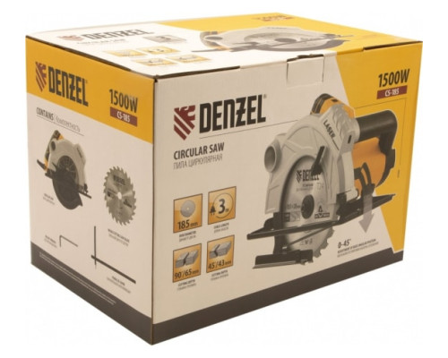 Циркулярная пила DENZEL CS-185 27303