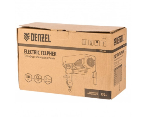 Электрический тельфер DENZEL TF-250 52011