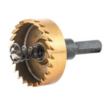 Коронка HSS с нитридтитановым покрытием по металлу 42 мм DENZEL 724114