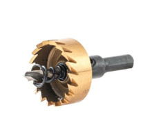 Коронка HSS с нитридтитановым покрытием по металлу 32 мм DENZEL 724109