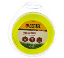 Леска для триммера круг 2,4 мм х 15 м, блистер FLEX CORD DENZEL 96108