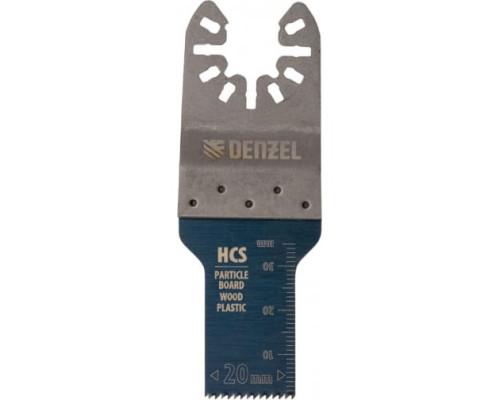 Насадка режущая пазовая прямая HCS по дереву 20х1.4 мм мелкий зуб для МФИ Denzel 782309