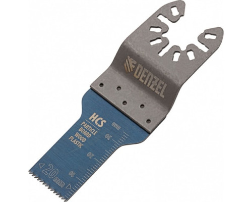 Насадка режущая пазовая прямая HCS по дереву 20х1.4 мм мелкий зуб для МФИ Denzel 782309