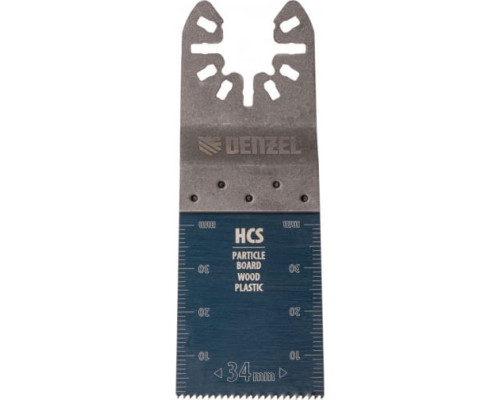 Насадка режущая пазовая прямая HCS по дереву 34х1.4 мм мелкий зуб для МФИ Denzel 782312