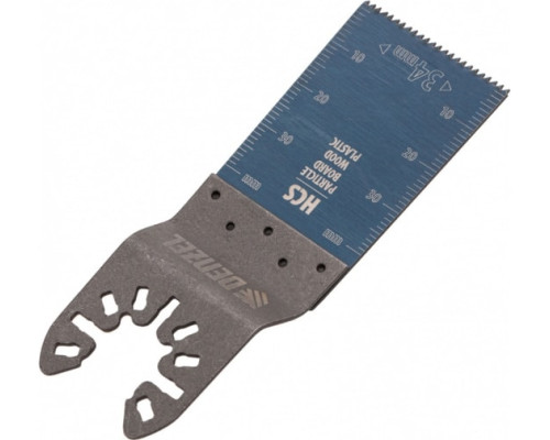 Насадка режущая пазовая прямая HCS по дереву 34х1.4 мм мелкий зуб для МФИ Denzel 782312