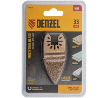 Насадка шлифовальная дельтовидная HM по плитке и дереву 33 мм для МФИ Denzel 782321