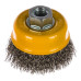 Щетка Чашка (75 мм; М14; витая нержавеющая проволока 0.3 мм) для УШМ DENZEL 746043