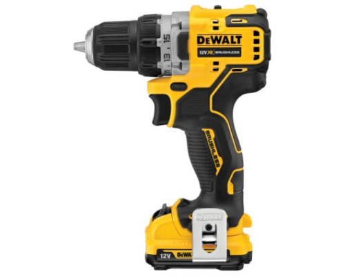 Компактная дрель-шуруповерт DEWALT 12 В XR DCD701D2-QW