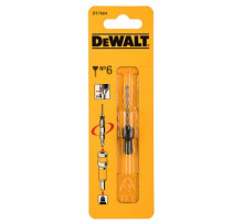 Сверло пилотное 2,38 мм с зенкером для шурупов 3 мм, размер №6 DEWALT DT 7604