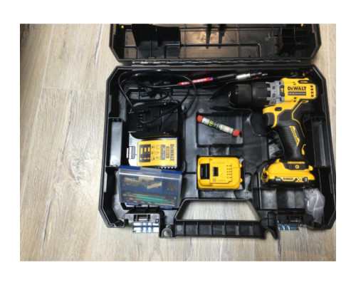 Бесщеточная ударная дрель-шуруповерт DEWALT 12 В XR DCD706D2-QW Бесщеточная ударная дрель-шуруповерт DEWALT 12 В XR DCD706D2-QW