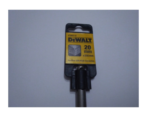 Долото плоское SDS-plus (20х250 мм) DEWALT 6802 Долото плоское SDS-plus (20х250 мм) DEWALT 6802
