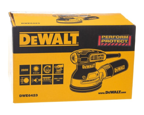 Эксцентриковая шлифмашина DEWALT DWE6423