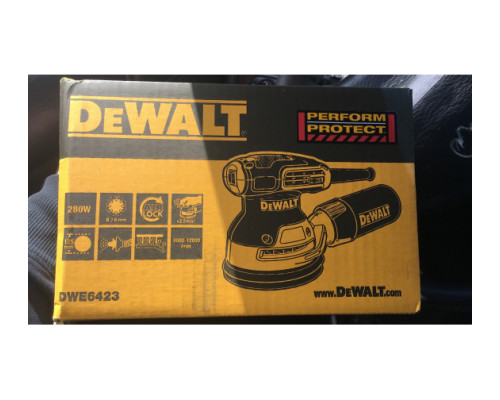 Эксцентриковая шлифмашина DEWALT DWE6423