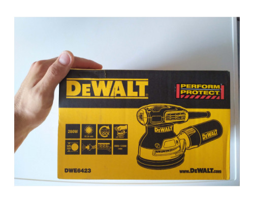 Эксцентриковая шлифмашина DEWALT DWE6423