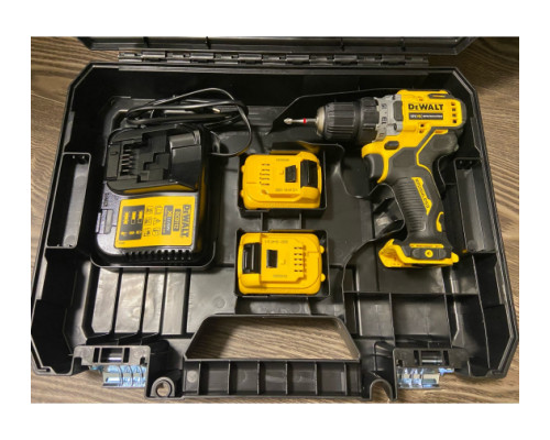 Компактная дрель-шуруповерт DEWALT 12 В XR DCD701D2-QW