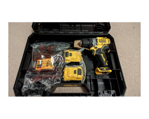 Компактная дрель-шуруповерт DEWALT 12 В XR DCD701D2-QW