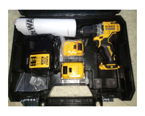 Компактная дрель-шуруповерт DEWALT 12 В XR DCD701D2-QW