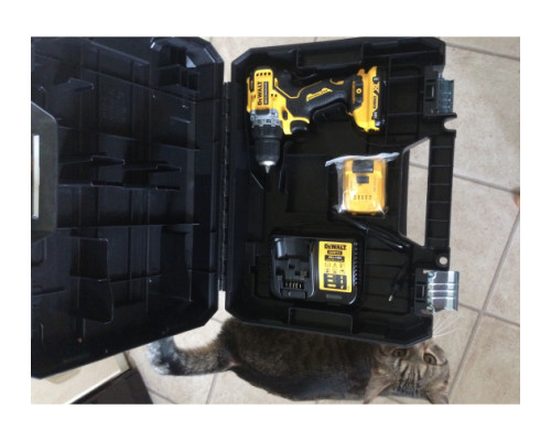 Компактная дрель-шуруповерт DEWALT 12 В XR DCD701D2-QW