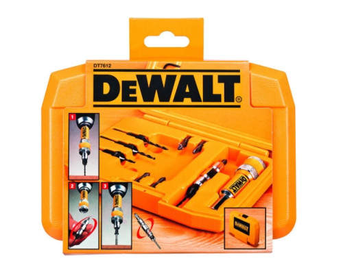 Набор 10 предметов DEWALT DT 7612-XJ