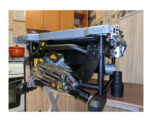 Настольная пила 1850 Вт, 5800 об/мин, диск 210x30 мм DEWALT DWE7485-QS