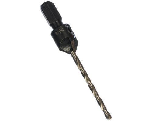 Сверло пилотное 2,38 мм с зенкером для шурупов 3 мм, размер №6 DEWALT DT 7604