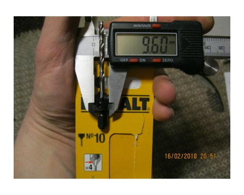 Сверло пилотное 3,17 мм с зенкером для шурупов 5 мм, размер №10 DEWALT DT 7606