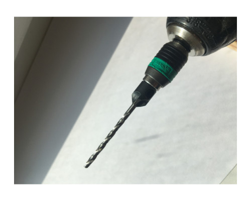 Сверло пилотное по дереву и зенкер №8 для шурупов 4 мм DEWALT DT 7605