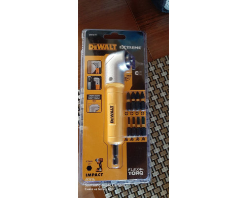 Угловая насадка ударная IMPACT + биты (9 шт.) DEWALT DT71517T