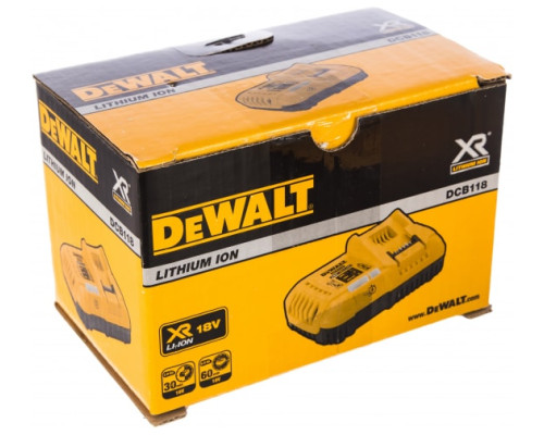 Универсальное зарядное устройство (18-54 В) DEWALT DCB118